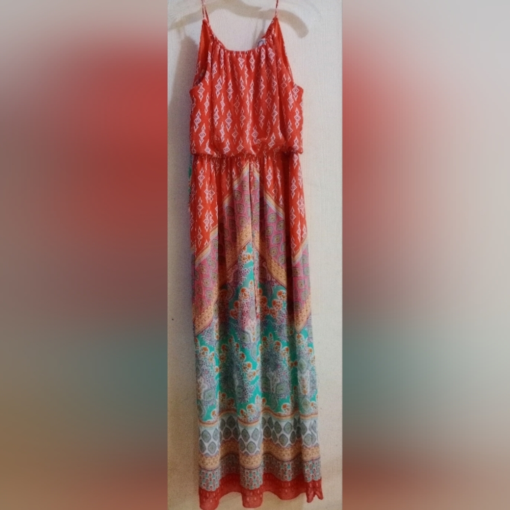 SWEET STORM Sz. Large Summer‎ Dress BOHO